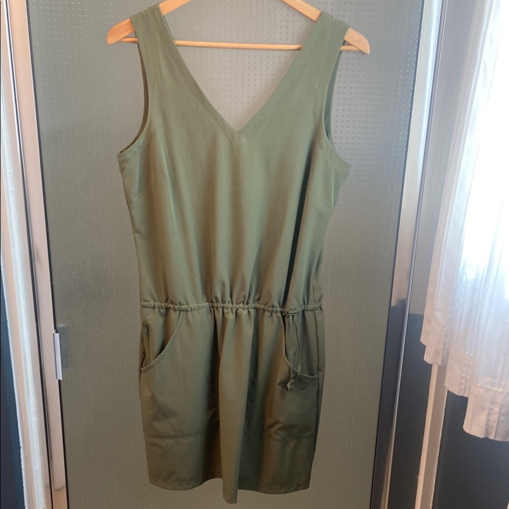 Toad and Co. Liv Olive Green Sleeveless Dress